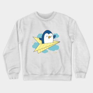 Fly high penguin! Crewneck Sweatshirt